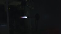 A cool pic of a bunsen burner flame. Lights out in the lab for this snap